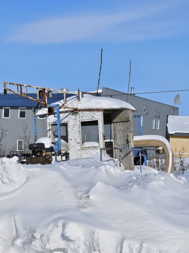 Nome - reminders that it was, and still is, a mining town