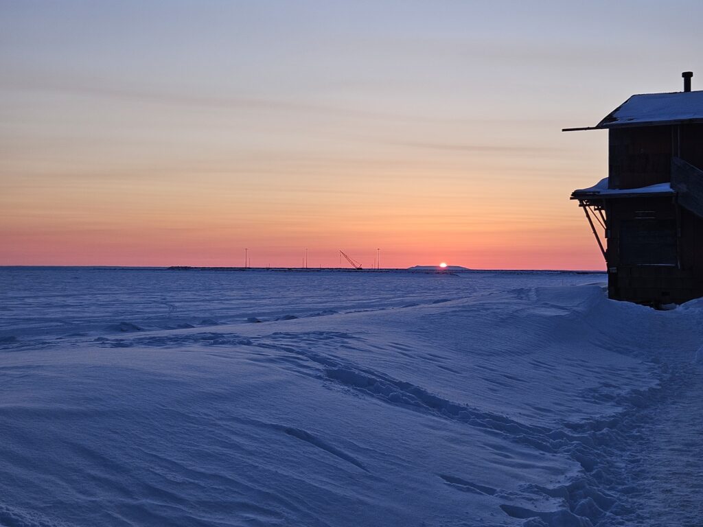 Looking out onto the Bering Sea