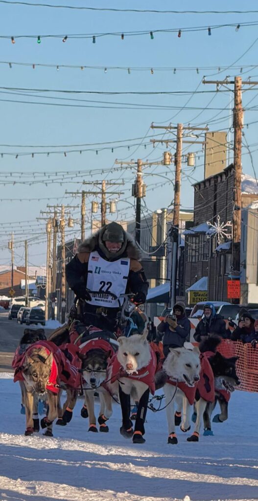 Jason Mackey arrives in Nome